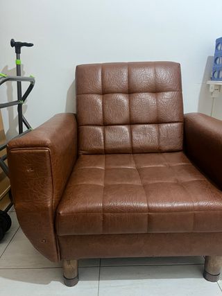 2 Poltrone Vintage Marrone