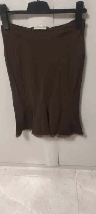 Falda Blumarine marrón con detalle