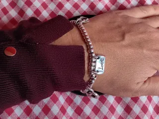 Pulsera Uno de 50 LOVE Plata