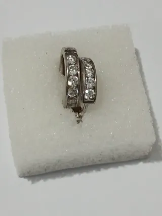 Argolas Prata 925 Zircónias