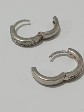 Argolas Prata 925 Zircónias