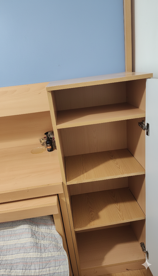 Habitación Cama nido abatible con mesa extraíble