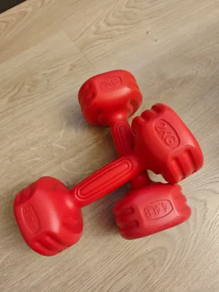 Manubri Rossi 2kg (Coppia)