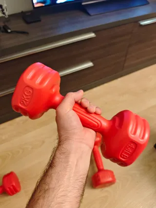 Manubri Rossi 2kg (Coppia)