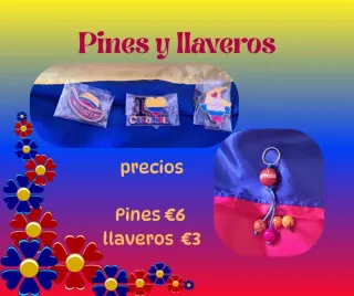 Pines y llaveros de Colombia