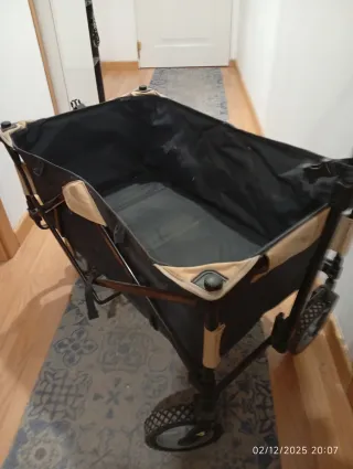 Carro plegable camping 50kg Quechua
