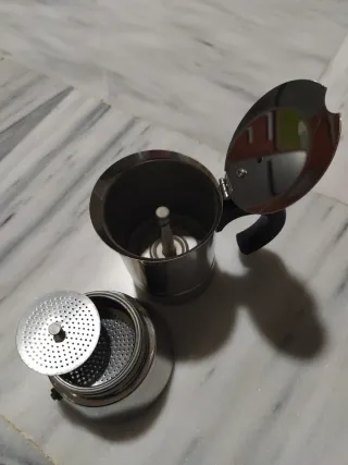 Cafetera Moka Acero Inoxidable