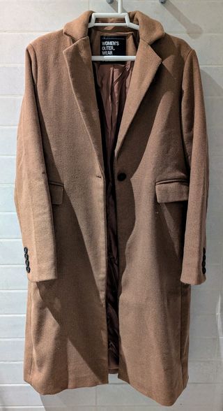 Abrigo largo marrón