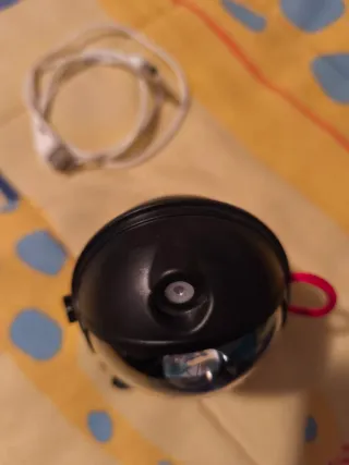 Proyector Nebulosa Astronauta Negro/Rojo