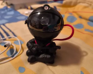 Proyector Nebulosa Astronauta Negro/Rojo