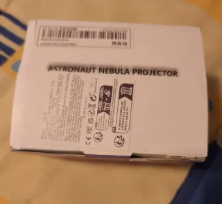 Proyector Nebulosa Astronauta Negro/Rojo
