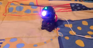 Proyector Nebulosa Astronauta Negro/Rojo