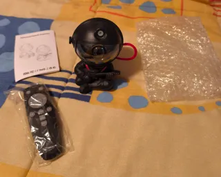 Proyector Nebulosa Astronauta Negro/Rojo