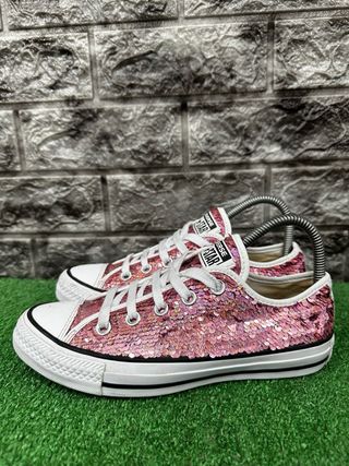 Converse All Star Glitter Rosa/Oro Tg 36
