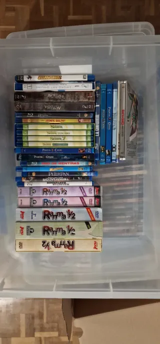 Lote Películas Blu-ray y DVD Varias