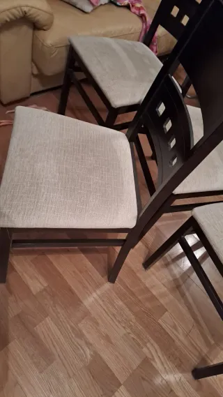 Mesa salón cristal y mármol