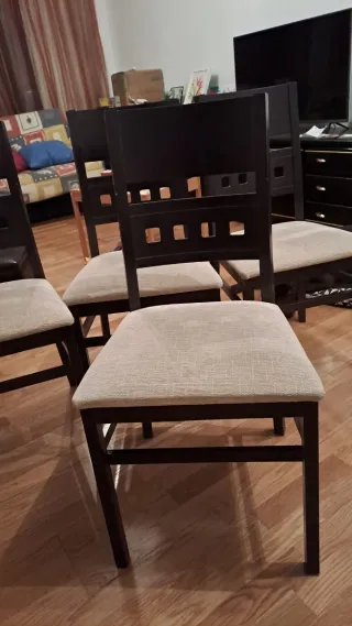 Mesa salón cristal y mármol