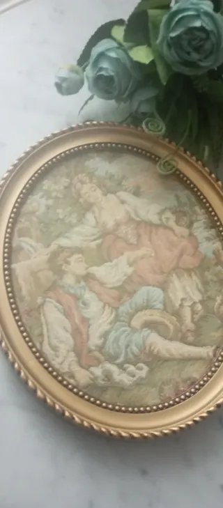 Coppia di antichi arazzi francesi