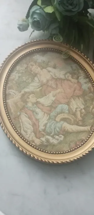 Coppia di antichi arazzi francesi