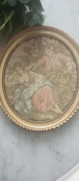 Coppia di antichi arazzi francesi