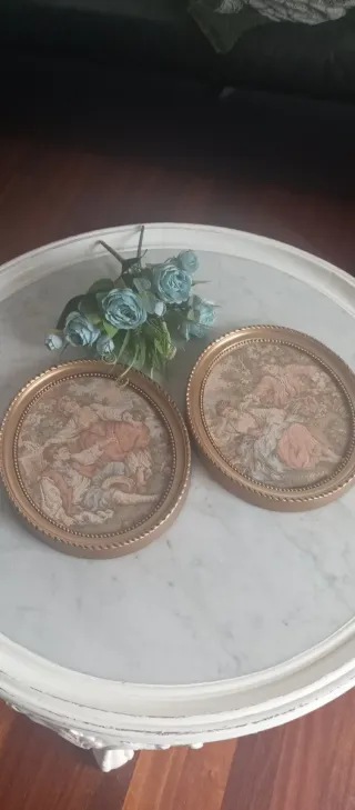 Coppia di antichi arazzi francesi