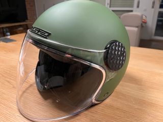 Casco Moto Verde LS2 Nuevo