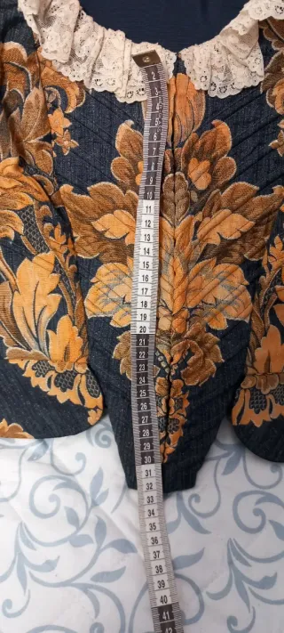 Corpiño y zapatos forrados fallera