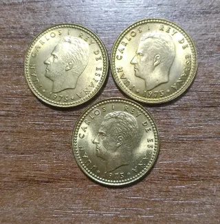 Lote 3 Pesetas 1975-1978