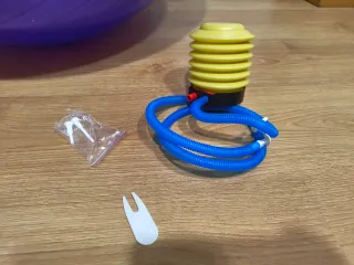 Pelota de Pilates Morada + Bomba