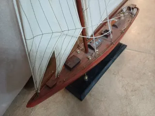 Maqueta velero decorativa montada