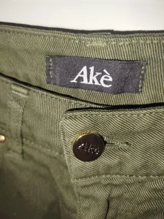 Pantaloni Akè Donna Taglia S Verde Oliva
