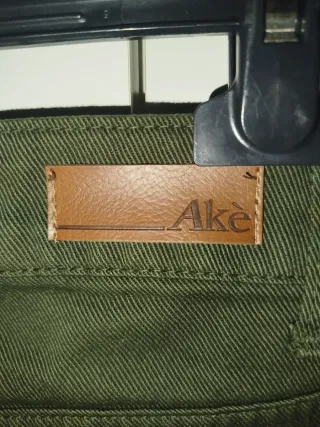 Pantaloni Akè Donna Taglia S Verde Oliva