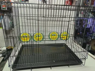 Jaula plegable para mascotas! Nueva!