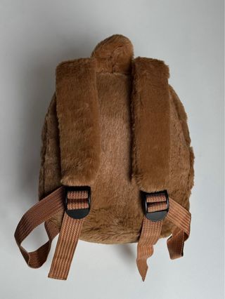 Zaino Labubu marrone in peluche Nuovo bambina