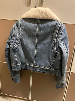 Chaqueta tejana Mango forrada talla L