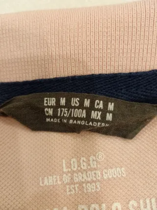 Polo H&M Rosa Talla M