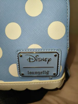 Mochila Loungefly Minnie Lunares Azul