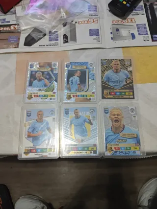 6 Cromos Erling Haaland Adrenalyn FIFA 22-23