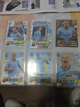 6 Cromos Erling Haaland Adrenalyn FIFA 22-23