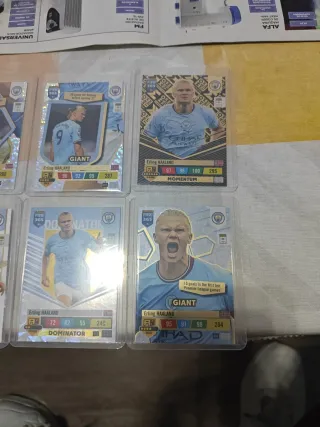 6 Cromos Erling Haaland Adrenalyn FIFA 22-23