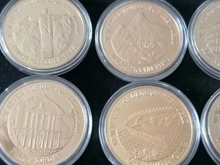 Monedas Maravillas del Mundo (7 piezas)