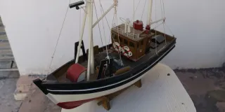 Maqueta Barco Arrastrero Realista.