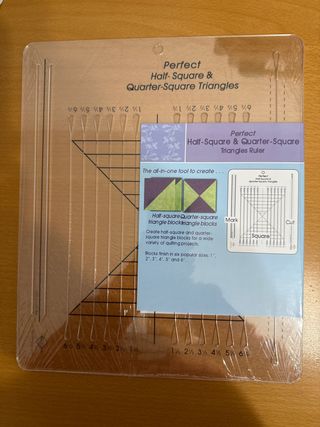 Regla Patchwork Triángulos Perfectos