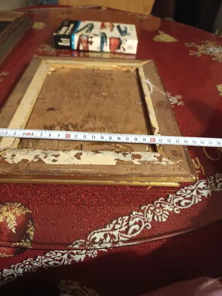 Antiguo óleo Virgen Dolorosa