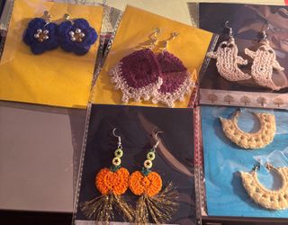 Pendientes Ganchillo