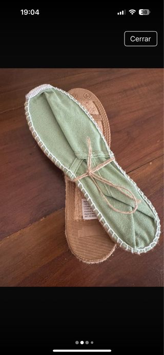 Alpargatas verdes