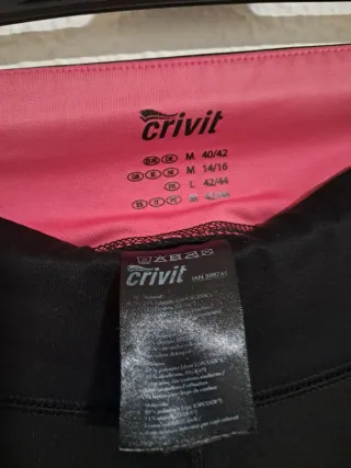 Chándal Crivit Mujer Negro