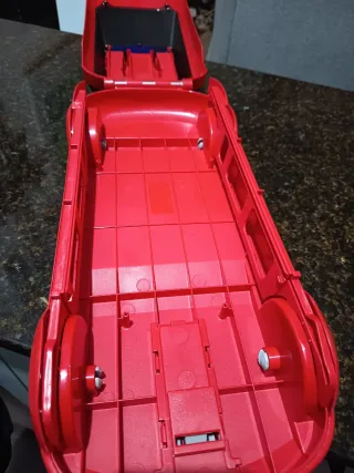 Maletín Guarda Coches Bomberos Rojo