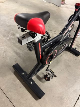 Bicicleta Estática SHUOOI Negra y Roja