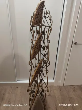 Rinconera mimbre y alforja